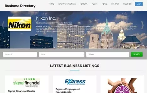 Directory for Business Listings