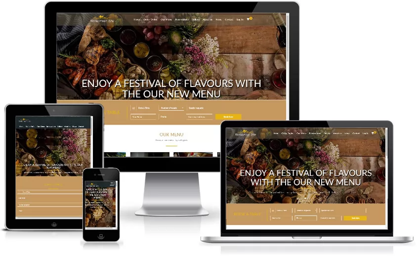 php script for restaurant website