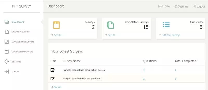 PHP Survey